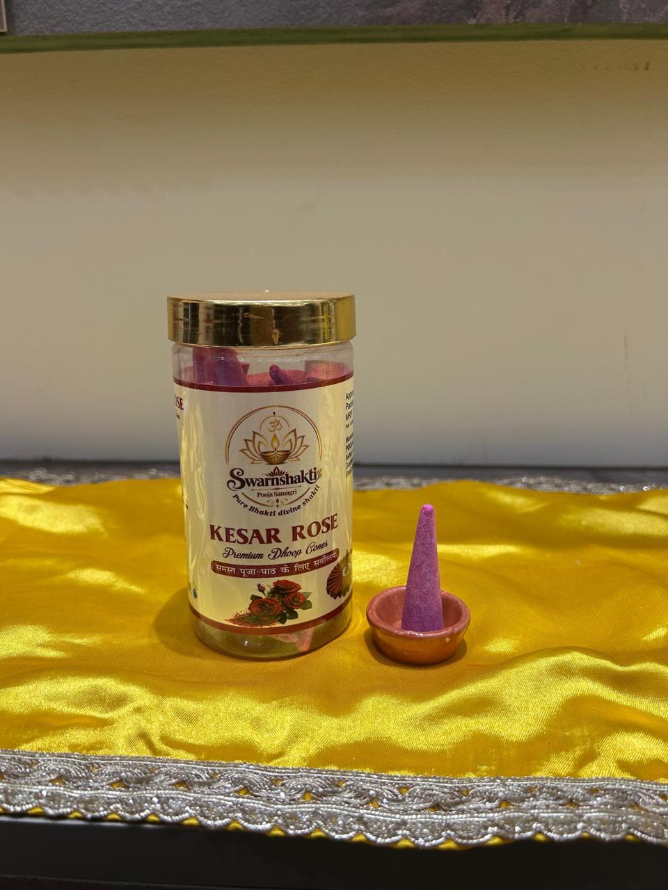 Kesar Rose Scented Cones